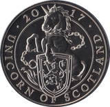 2017 FIVE POUND £5 QUEENS BEASTS UNICORN OF SCOTLAND BRILLIANT UNCIRCULATED BU - £5 BU - Cambridgeshire Coins