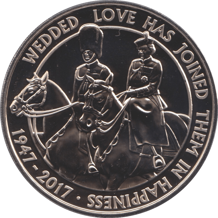 2017 FIVE POUND £5 WEDDED LOVE HAS JOINED THEM IN HAPPINESS BRILLIANT UNCIRCULATED BU - £5 BU - Cambridgeshire Coins