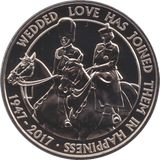 2017 FIVE POUND £5 WEDDED LOVE HAS JOINED THEM IN HAPPINESS BRILLIANT UNCIRCULATED BU - £5 BU - Cambridgeshire Coins