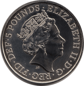 2017 FIVE POUND £5 WEDDED LOVE HAS JOINED THEM IN HAPPINESS BRILLIANT UNCIRCULATED BU - £5 BU - Cambridgeshire Coins