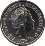 2017 FIVE POUND £5 WEDDED LOVE HAS JOINED THEM IN HAPPINESS BRILLIANT UNCIRCULATED BU - £5 BU - Cambridgeshire Coins