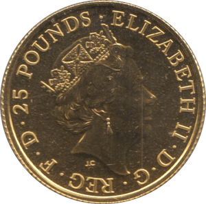 2017 GOLD 1/4 OUNCE GRIFFIN OF EDWARD III QUEENS BEASTS - GOLD BRITANNIAS - Cambridgeshire Coins