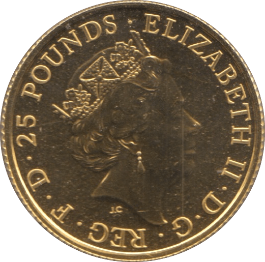 2017 GOLD 1/4 OUNCE GRIFFIN OF EDWARD III QUEENS BEASTS - GOLD BRITANNIAS - Cambridgeshire Coins