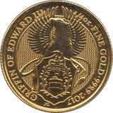 2017 GOLD 1/4 OUNCE GRIFFIN OF EDWARD III QUEENS BEASTS - GOLD BRITANNIAS - Cambridgeshire Coins