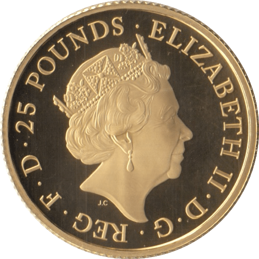 2017 GOLD £25 QUARTER OUNCE BRITANNIA COIN ( PROOF ) - GOLD BRITANNIAS - Cambridgeshire Coins