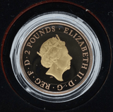 2017 Gold Proof £2 Mary Shelley Frankenstein Monster Coin Box COA 570 Limited - Gold Proof £2 - Cambridgeshire Coins