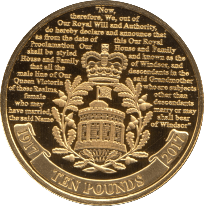 2017 GOLD PROOF HOUSE OF WINDSOR -COAT OF ARMS FINE GOLD WITH COA . REF 39 - GOLD COMMEMORATIVE - Cambridgeshire Coins