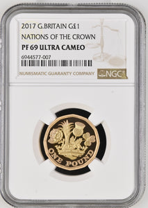 2017 GOLD PROOF NATIONS OF THE CROWN (NGC) PF69 ULTRA CAMEO - NGC CERTIFIED COINS - Cambridgeshire Coins