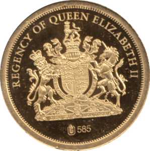 2017 GOLD PROOF QUEEN ELIZABETH II THE SAPPHIRE JUBILEE WITH COA . REF 33 - GOLD COMMEMORATIVE - Cambridgeshire Coins