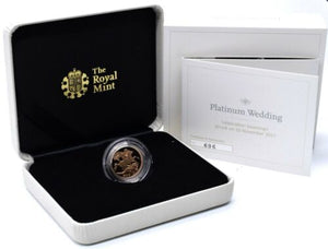 2017 Gold Proof Sovereign Platinum Wedding Love Loyalty BOXED + COA Royal Mint - Cambridgeshire Coins