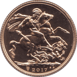 2017 GOLD SOVEREIGN ( BU ) - Sovereign - Cambridgeshire Coins