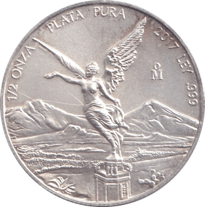 2017 SILVER 1/2 OUNCE MEXICO - SILVER WORLD COINS - Cambridgeshire Coins