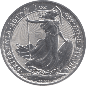 2017 SILVER BRITANNIA ONE OUNCE TWO POUNDS - Cambridgeshire Coins