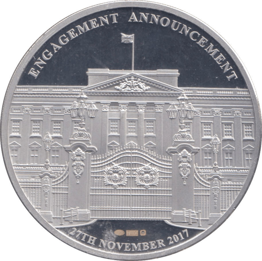 2017 SILVER PROOF PRINCE HENRY AND MEGAN MARKLE MEDALLION - MEDALLIONS - Cambridgeshire Coins