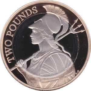 2017 TWO POUND £2 PROOF COIN BRITANNIA - £2 Proof - Cambridgeshire Coins