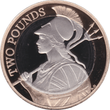 2017 TWO POUND £2 PROOF COIN BRITANNIA - £2 Proof - Cambridgeshire Coins