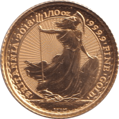 2018 £10 GOLD PROOF BRITANNIA 1/10TH OUNCE - GOLD BRITANNIAS - Cambridgeshire Coins