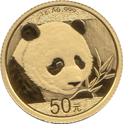 2018 .999 GOLD PROOF 50 YUAN CHINESE PANDA - Gold World Coins - Cambridgeshire Coins