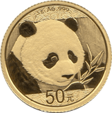 2018 .999 GOLD PROOF 50 YUAN CHINESE PANDA - Gold World Coins - Cambridgeshire Coins