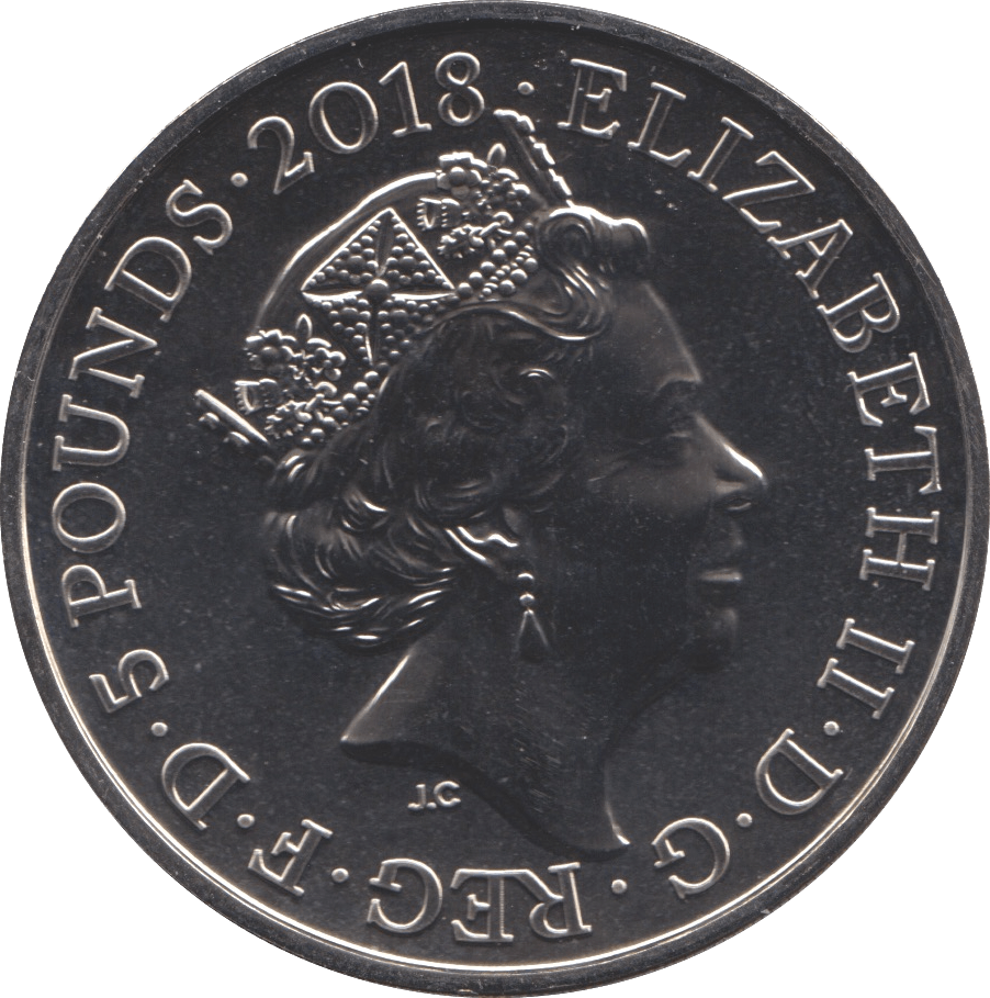 2018 BRILLIANT UNCIRCULATED £5 REMEMBERANCE POPPY BU - £5 BU - Cambridgeshire Coins
