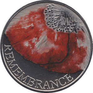 2018 BRILLIANT UNCIRCULATED £5 REMEMBERANCE POPPY BU - £5 BU - Cambridgeshire Coins