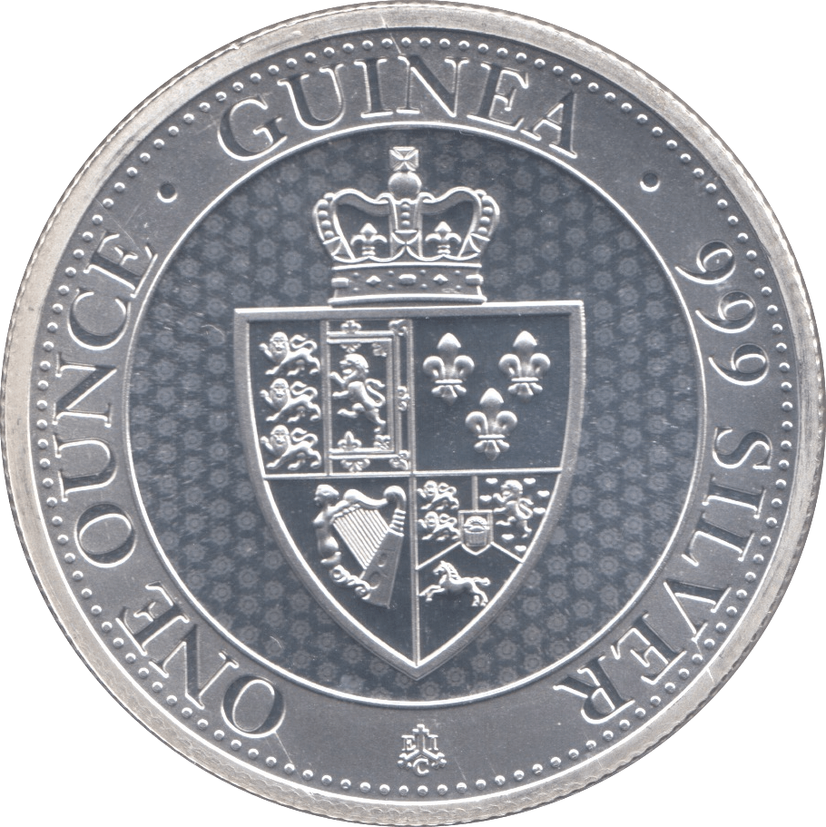 2018 FINE SILVER PROOF GUINEA 1 OZ ST HELENA £1 COMMEMORATIVE - SILVER PROOF COMMEMORATIVE - Cambridgeshire Coins