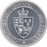 2018 FINE SILVER PROOF GUINEA 1 OZ ST HELENA £1 COMMEMORATIVE - SILVER PROOF COMMEMORATIVE - Cambridgeshire Coins