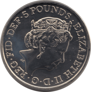 2018 FIVE POUND £5 PRINCE GEORGE BRILLIANT UNCIRCULATED BU - £5 BU - Cambridgeshire Coins