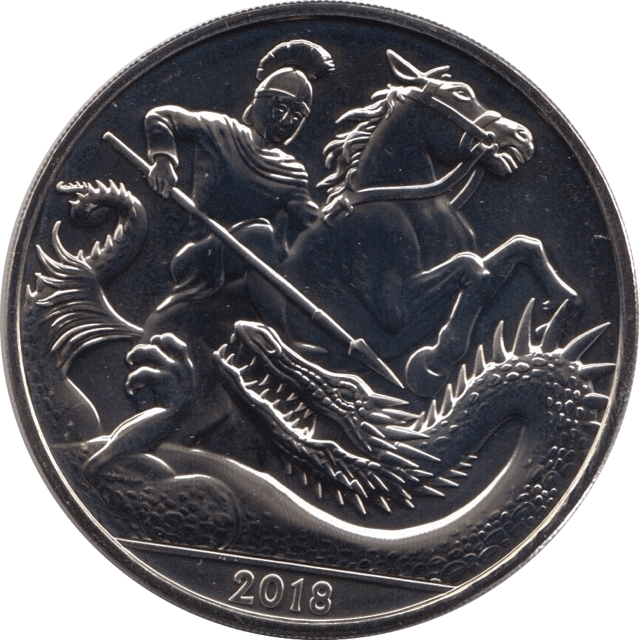 2018 FIVE POUND £5 PRINCE GEORGE BRILLIANT UNCIRCULATED BU - £5 BU - Cambridgeshire Coins