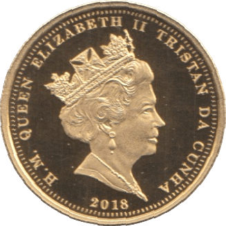 2018 GOLD 1/4 SOVEREIGN BATTLE OF BRITAIN TRISTAN DA CUNHA - Gold World Coins - Cambridgeshire Coins