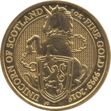 2018 GOLD ONE OUNCE UNICORN OF SCOTLAND QUEENS BEASTS - GOLD BRITANNIAS - Cambridgeshire Coins