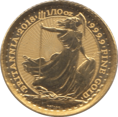 2018 GOLD PROOF 1/10TH OUNCE £10 BRITANNIA - GOLD BRITANNIAS - Cambridgeshire Coins