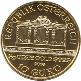 2018 GOLD PROOF 1/10TH OUNCE AUSTRIA PHILHARMONIKER - Gold World Coins - Cambridgeshire Coins