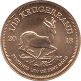 2018 GOLD PROOF 1/10TH OUNCE KRUGERRAND - Gold World Coins - Cambridgeshire Coins