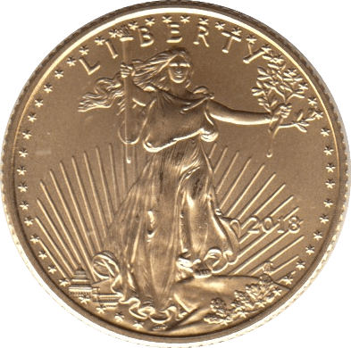 2018 GOLD PROOF 1/10TH OUNCE LIBERTY 5 DOLLAR - Gold World Coins - Cambridgeshire Coins