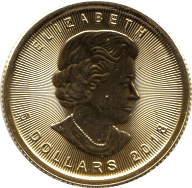 2018 GOLD PROOF 1/10TH OUNCE MAPLE 5 DOLLAR - Gold World Coins - Cambridgeshire Coins
