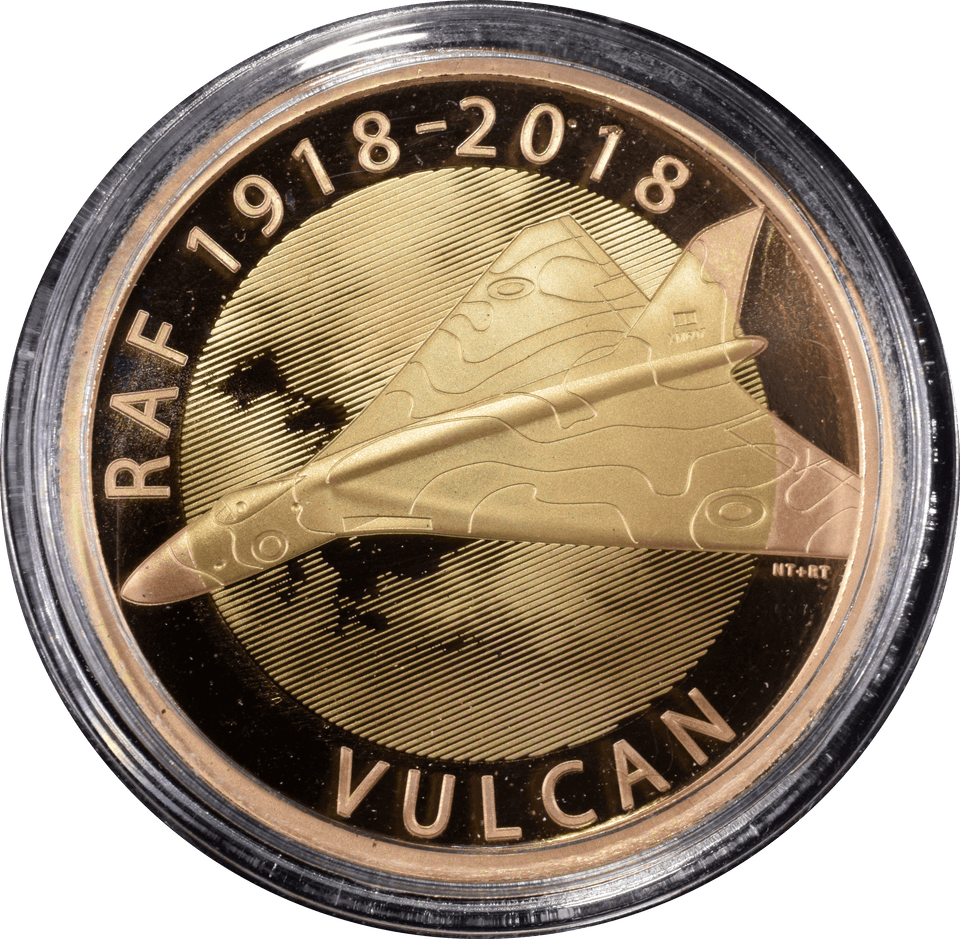 2018 Gold Proof £2 Avro Vulcan Bomber Coin BOX COA Double Sovereign - Gold Proof £2 - Cambridgeshire Coins