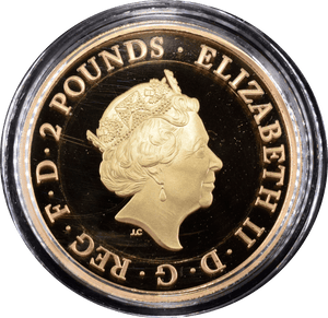 2018 Gold Proof £2 RAF F-35 Lightning Coin BOX COA Double Sovereign - Gold Proof £2 - Cambridgeshire Coins