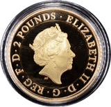 2018 Gold Proof £2 RAF F-35 Lightning Coin BOX COA Double Sovereign - Gold Proof £2 - Cambridgeshire Coins