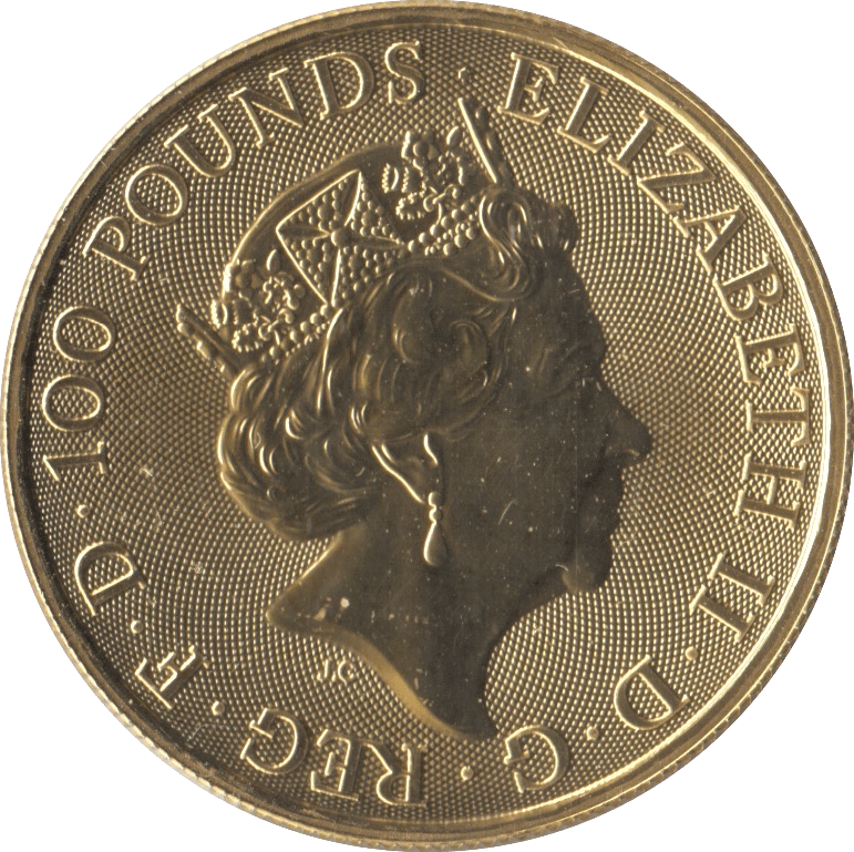 2018 GOLD QUEENS BEASTS ONE OUNCE UNICORN OF SCOTLAND - GOLD BRITANNIAS - Cambridgeshire Coins