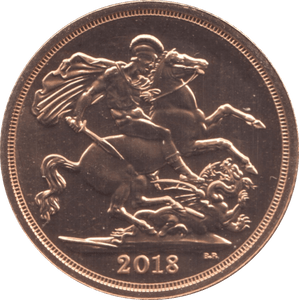 2018 GOLD SOVEREIGN ( BU ) - Sovereign - Cambridgeshire Coins