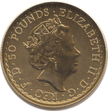 2018 HALF OUNCE GOLD £50 BRITANNIA COIN BRILLIANT UNCIRCULATED - GOLD BRITANNIAS - Cambridgeshire Coins