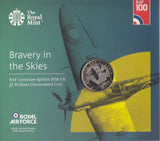 2018 NEW SEALED £2 RAF 100th Anniversary Coins F-35 Vulcan Spitfire BU Pack - Cambridgeshire Coins