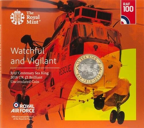 2018 NEW SEALED £2 RAF 100th Anniversary Coins F-35 Vulcan Spitfire BU Pack - Cambridgeshire Coins