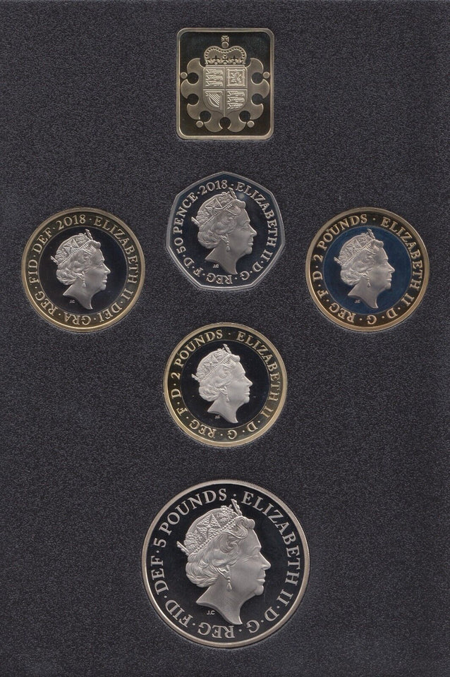 2018 ROYAL MINT COLLECTORS PROOF SET - PROOF SET black - Cambridgeshire Coins
