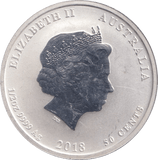 2018 SILVER 50 CENTS AUSTRALIA - SILVER WORLD COINS - Cambridgeshire Coins