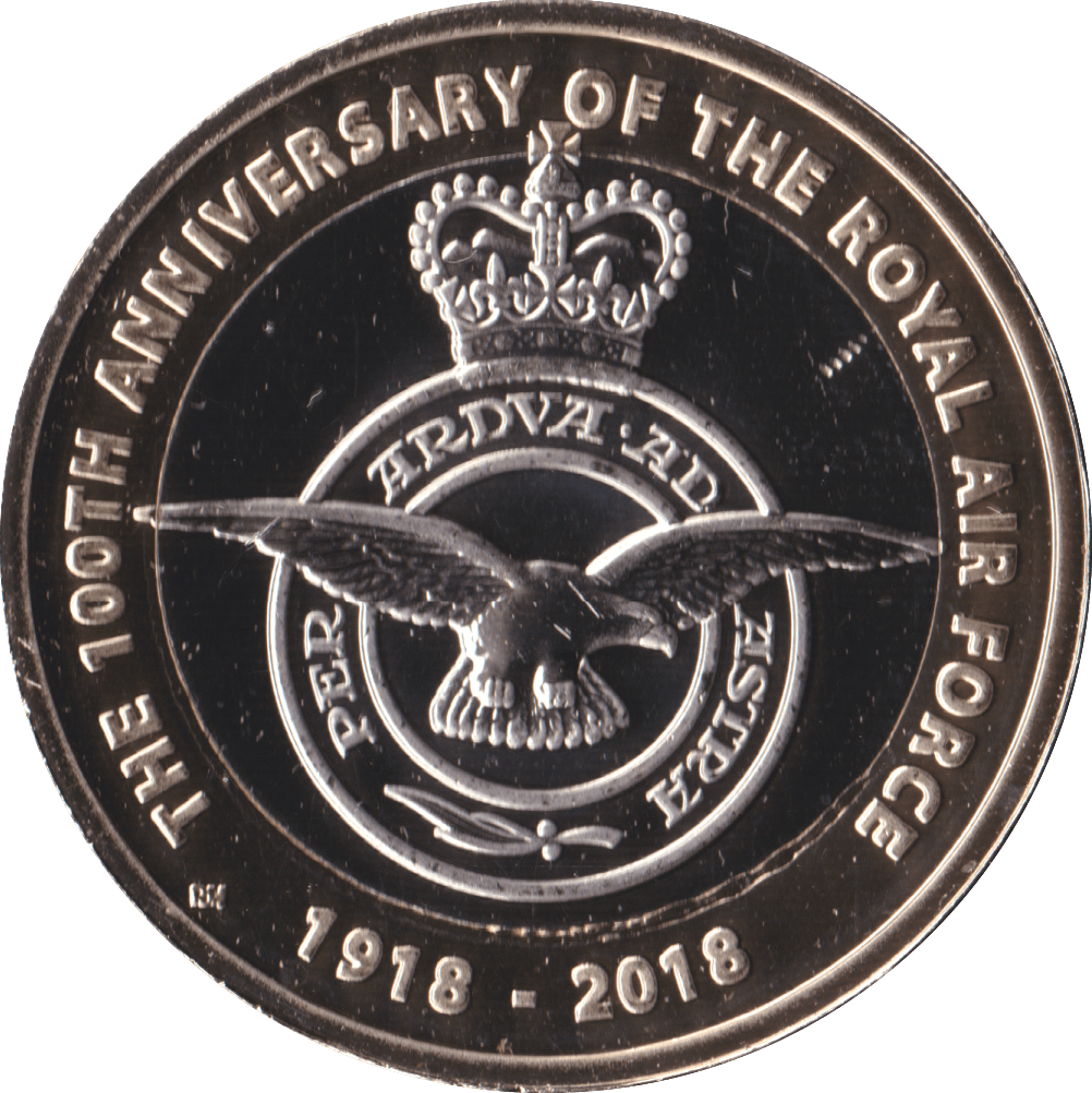 2018 TWO POUND £2 100TH ANNIVERSARY RAF BRILLIANT UNCIRCULATED BU - £2 BU - Cambridgeshire Coins