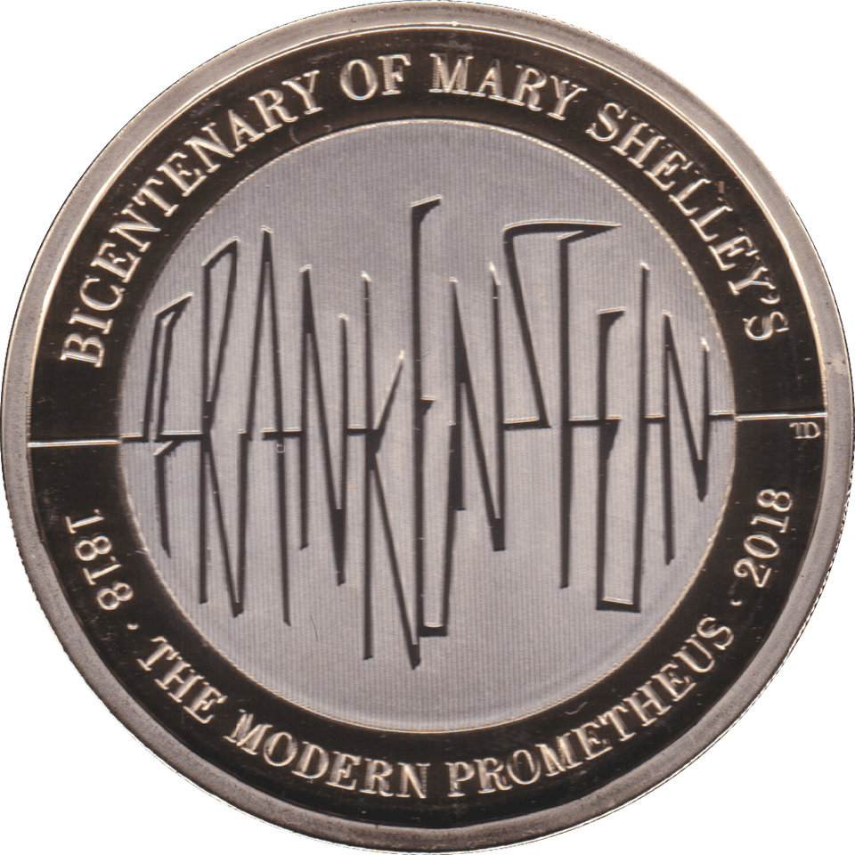 2018 TWO POUND £2 PROOF COIN MARY SHELLEY FRANKENSTEIN MONSTER - £2 Proof - Cambridgeshire Coins