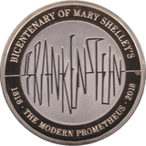 2018 TWO POUND £2 PROOF COIN MARY SHELLEY FRANKENSTEIN MONSTER - £2 Proof - Cambridgeshire Coins