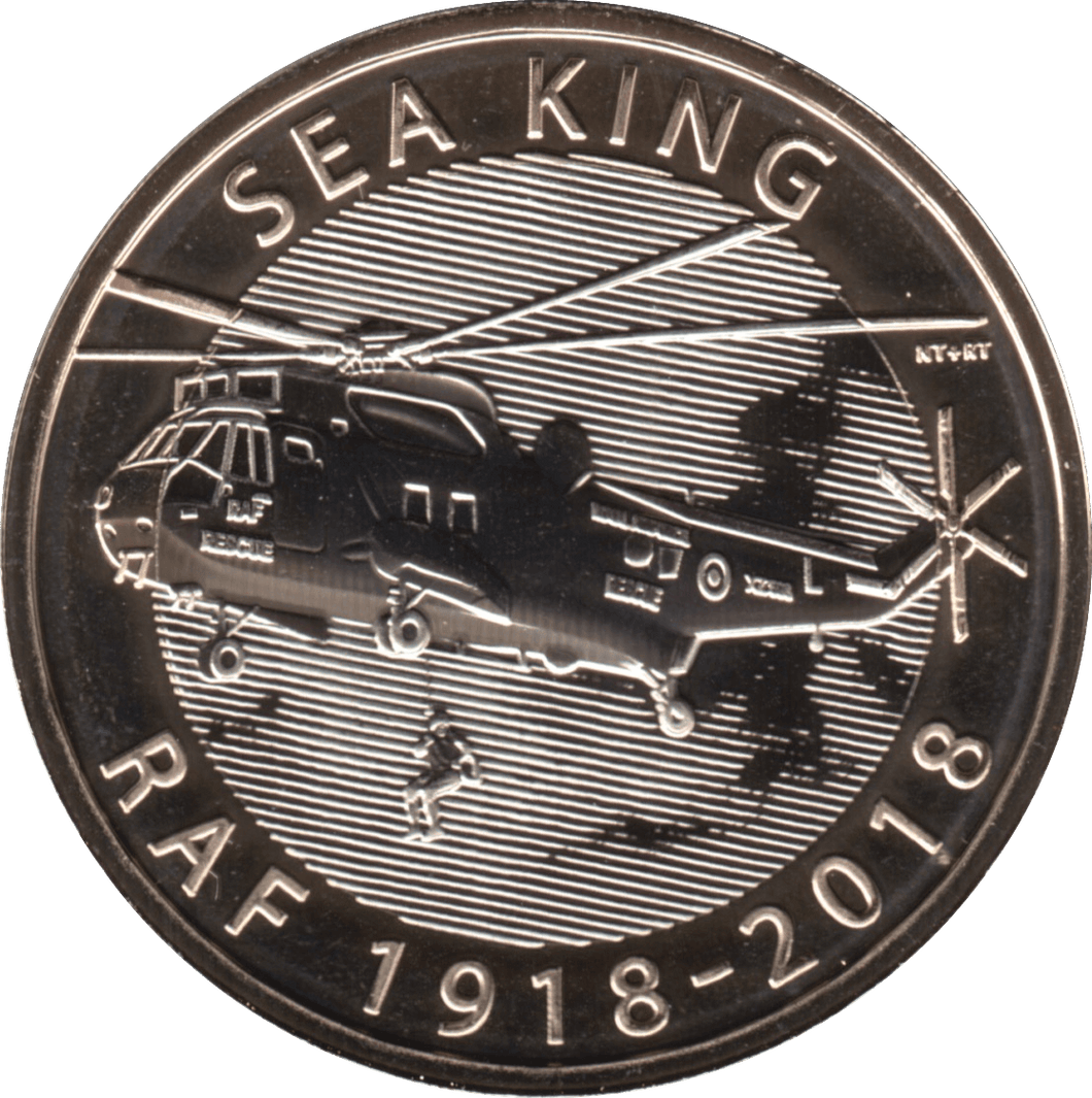 2018 TWO POUND £2 RAF SEA KING BRILLIANT UNCIRCULATED BU - £2 BU - Cambridgeshire Coins